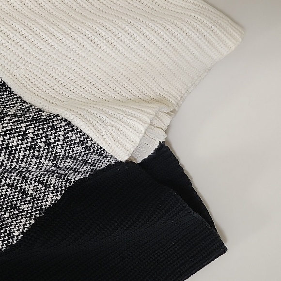 Maje Paris Patchwork Cape/ Cocoon/ Poncho Black/ Off White Size M-L - Picture 9 of 16